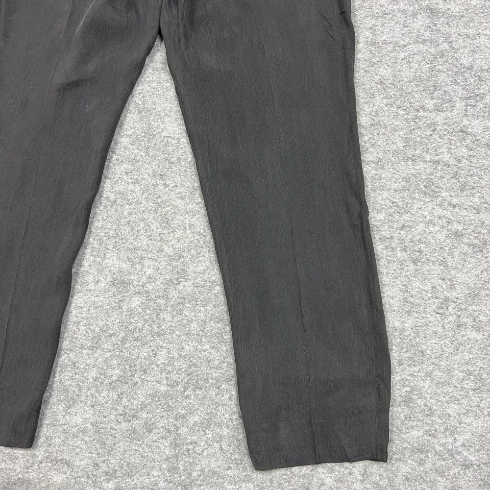 Giorgio Armani Pants Mens 36x31 Gray Cupro Dress Trousers Made Italy 54